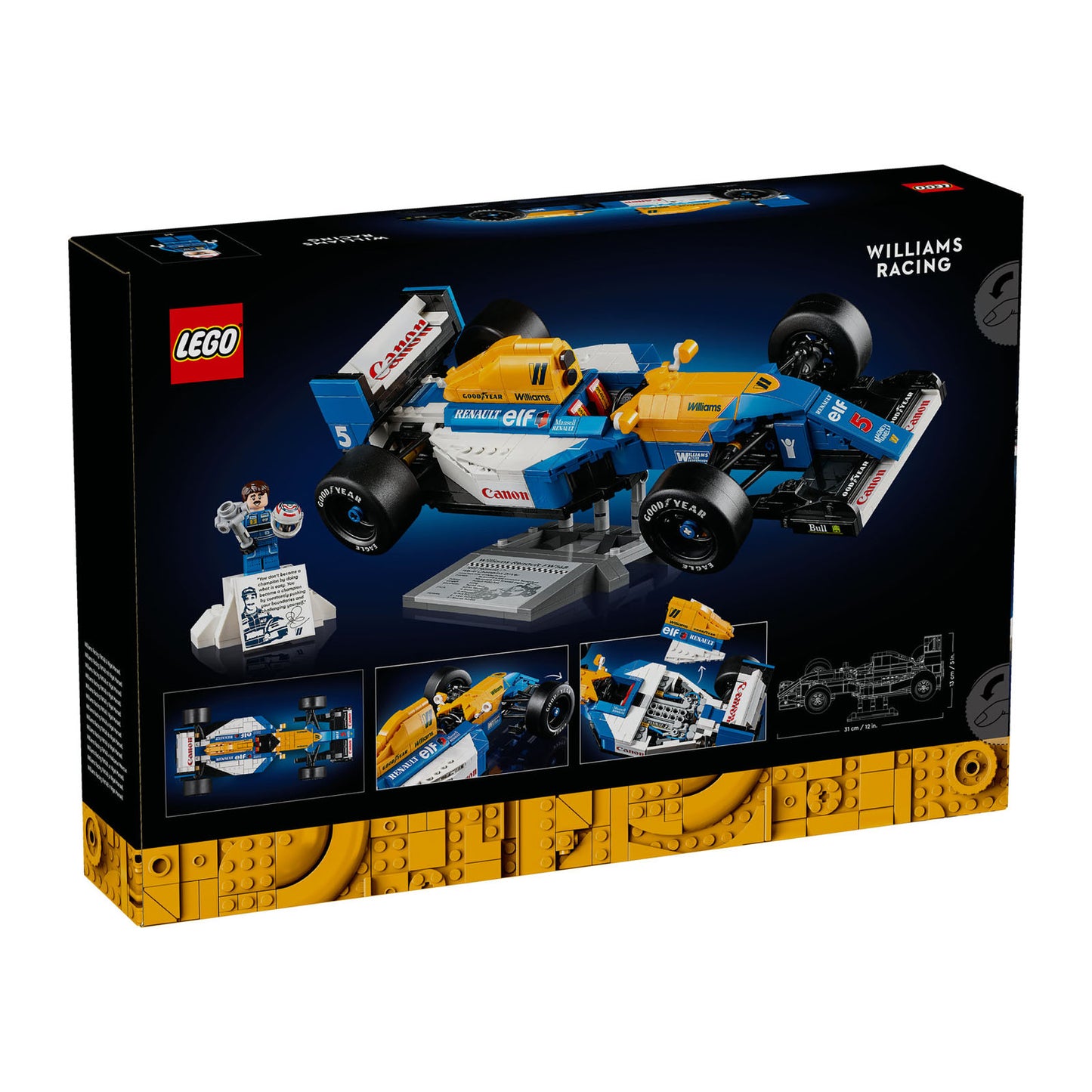 10353 LEGO Icons Williams Racing FW14B & Nigel Mansell
