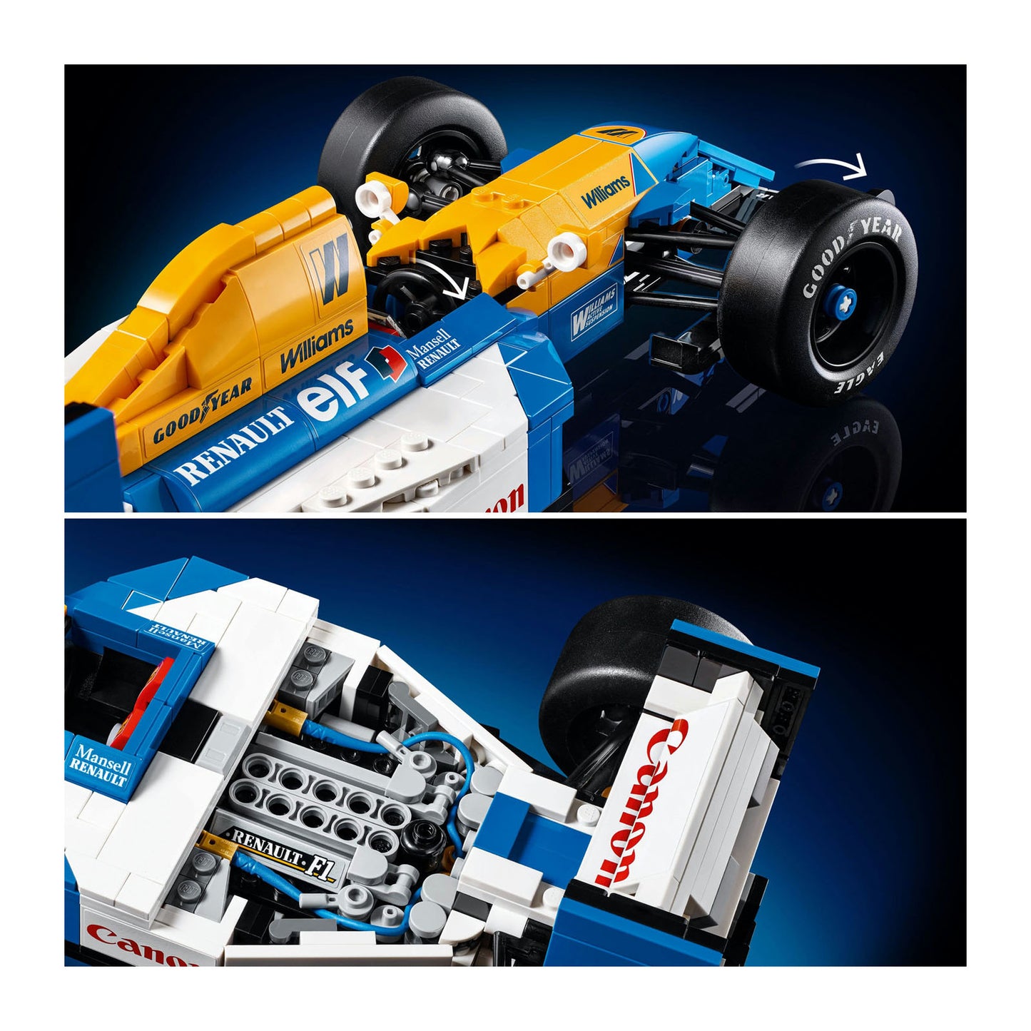 10353 LEGO Icons Williams Racing FW14B & Nigel Mansell