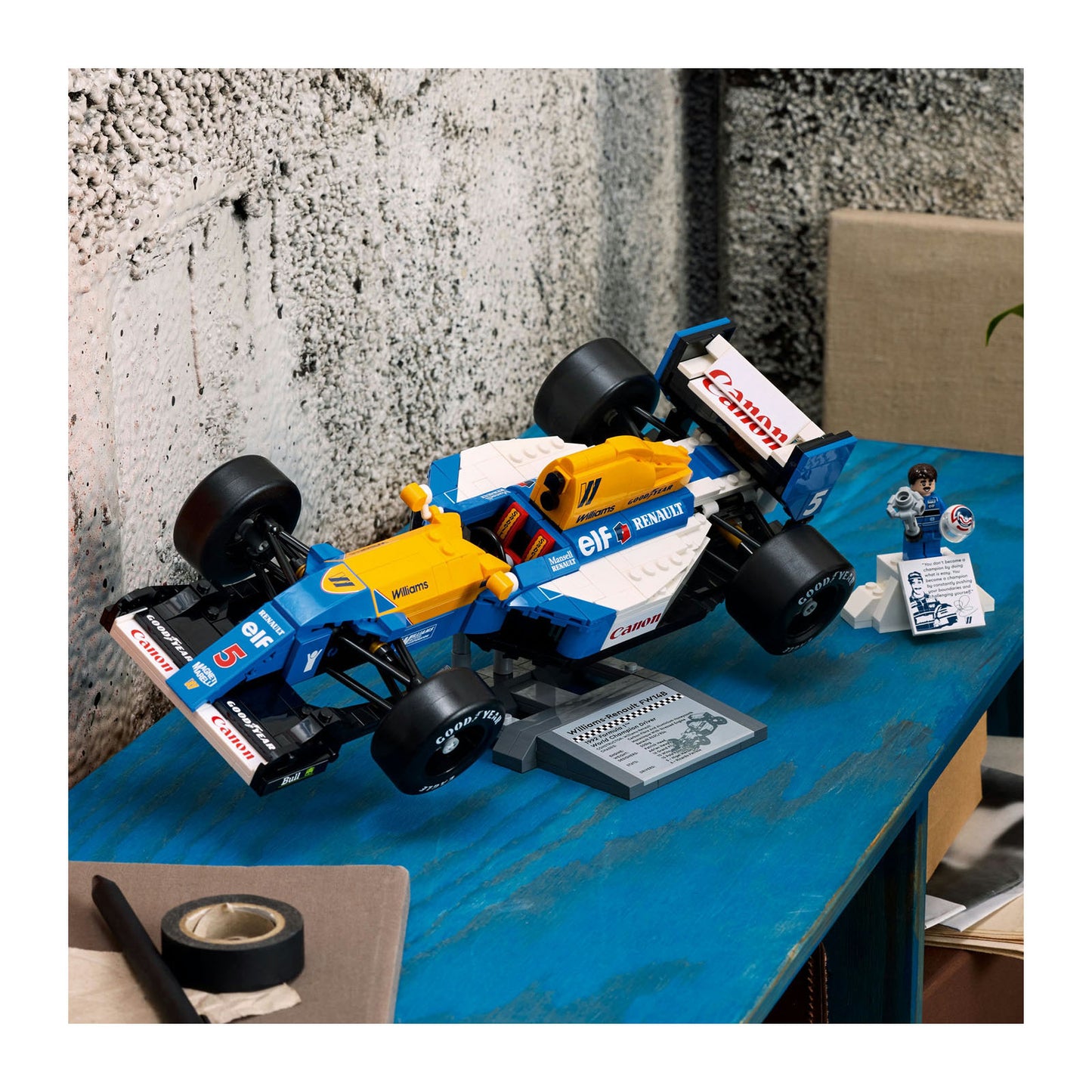 10353 LEGO Icons Williams Racing FW14B & Nigel Mansell