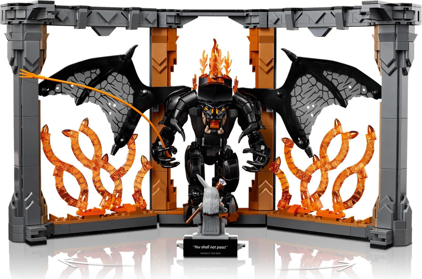 10367 LEGO ICONS The Lord of the Rings: Balrog™ Book Nook