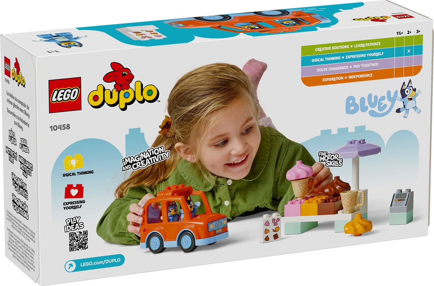 10458 LEGO Duplo Ice Cream Trip with Bluey
