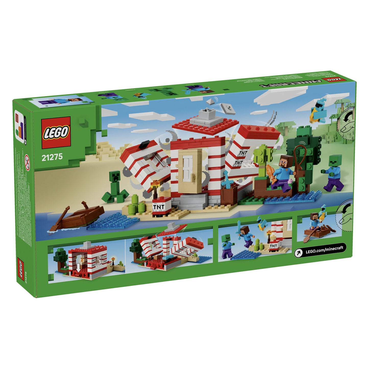 21275 LEGO Minecraft The TNT Jungle House