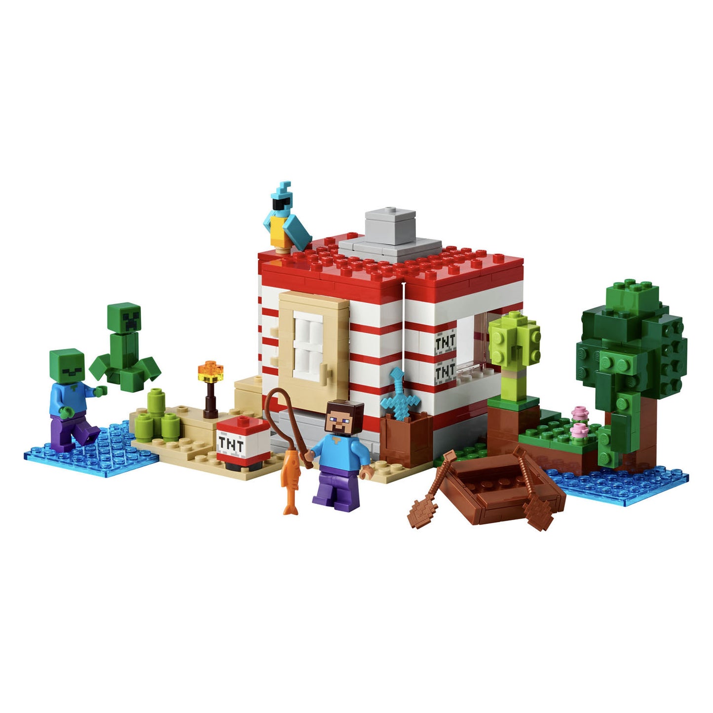 21275 LEGO Minecraft The TNT Jungle House