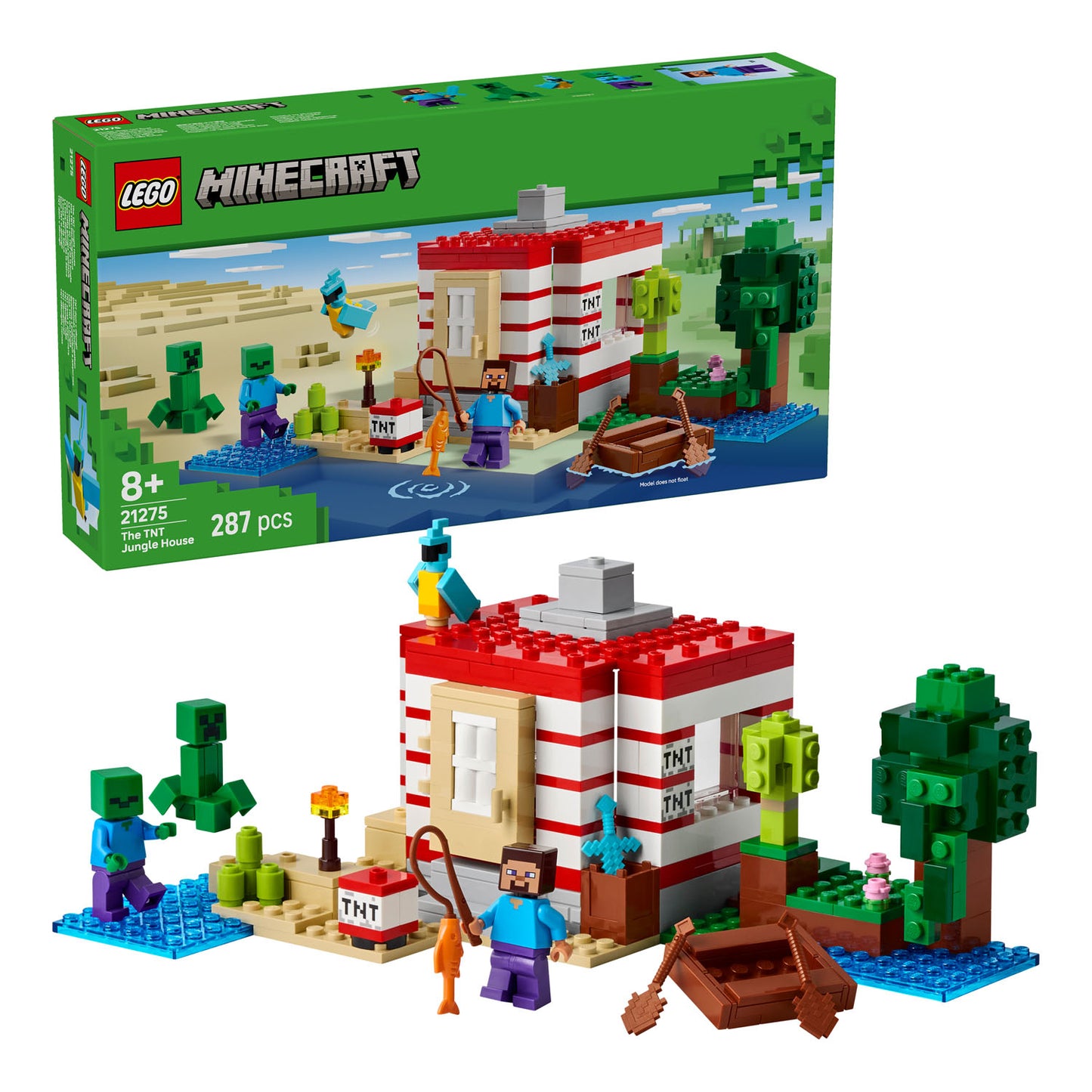 21275 LEGO Minecraft The TNT Jungle House