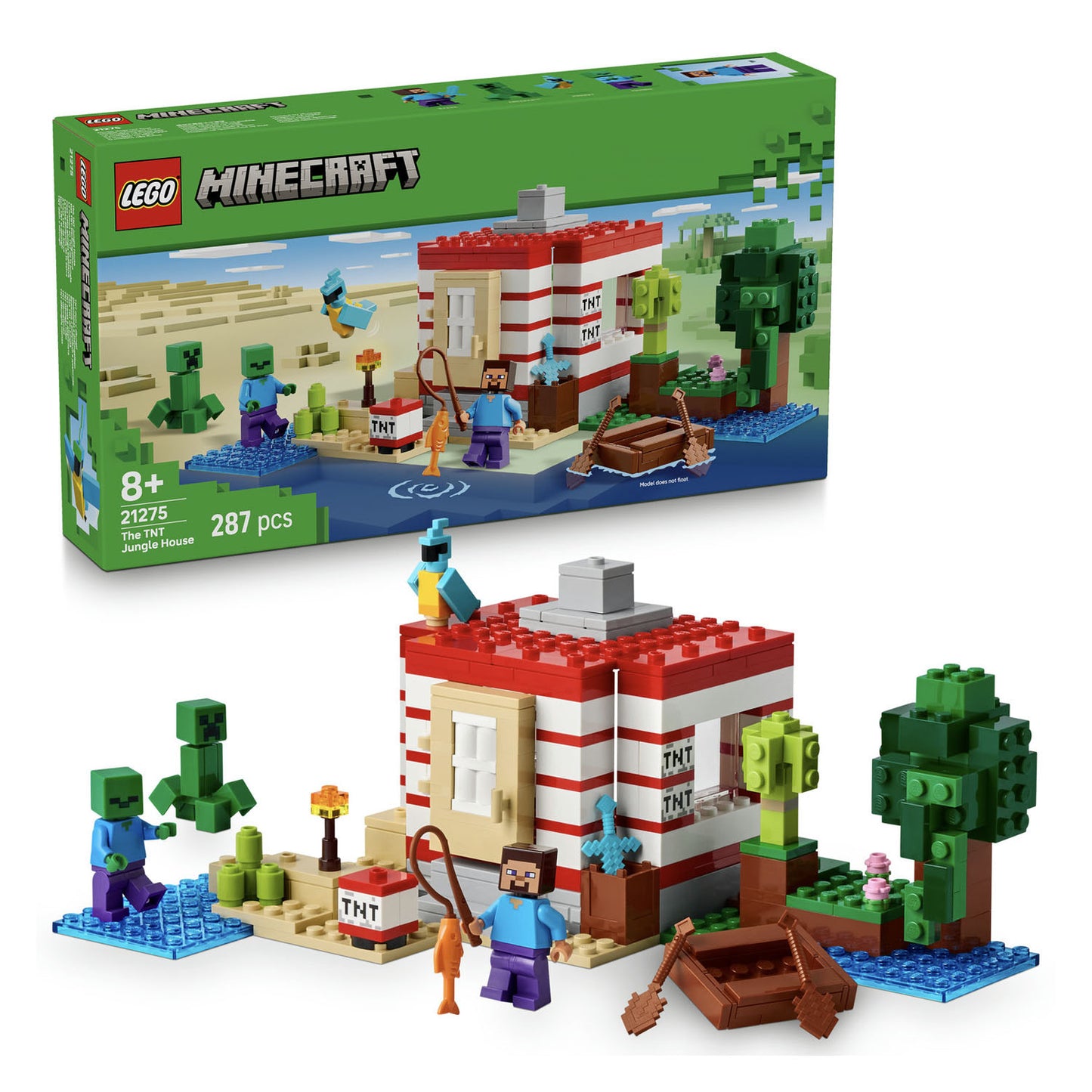 21275 LEGO Minecraft The TNT Jungle House