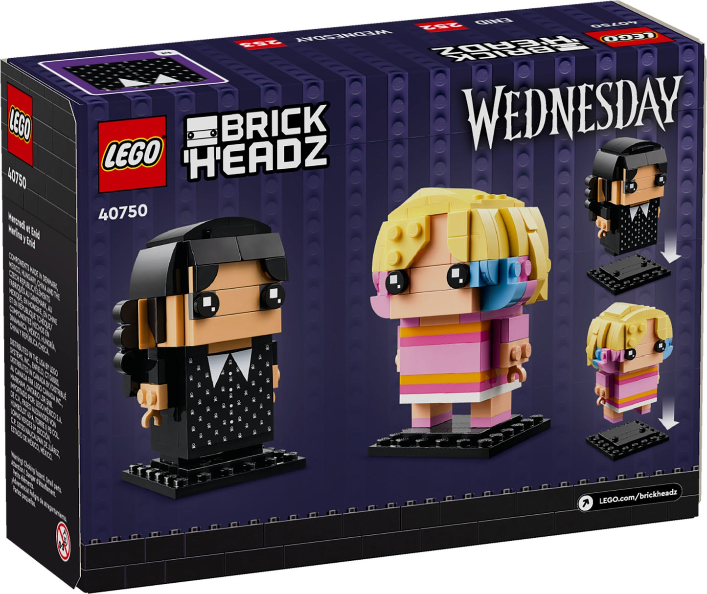 40750 BrickHeadz Wednesday & Enid