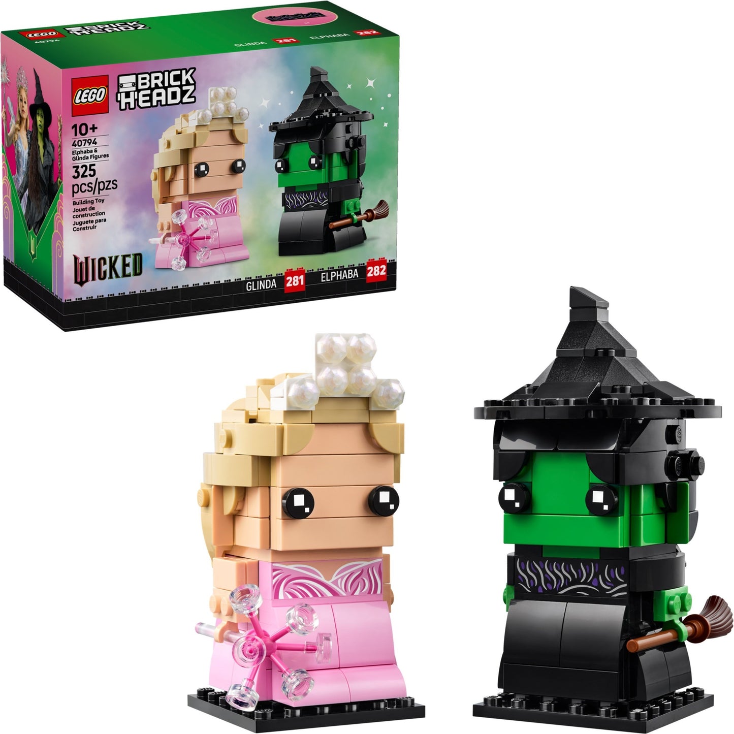 40794 BrickHeadz Elphaba & Glinda