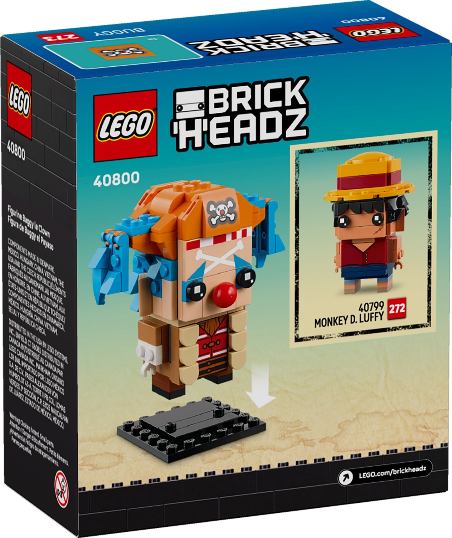 40800 BrickHeadz Buggy the Clown