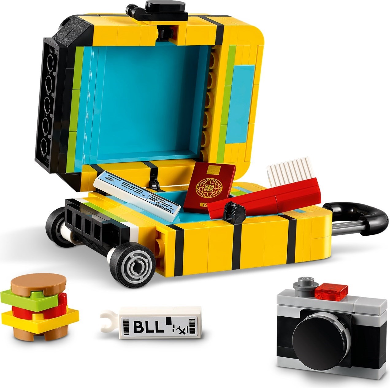 40817 LEGO Yellow Travel Suitcase