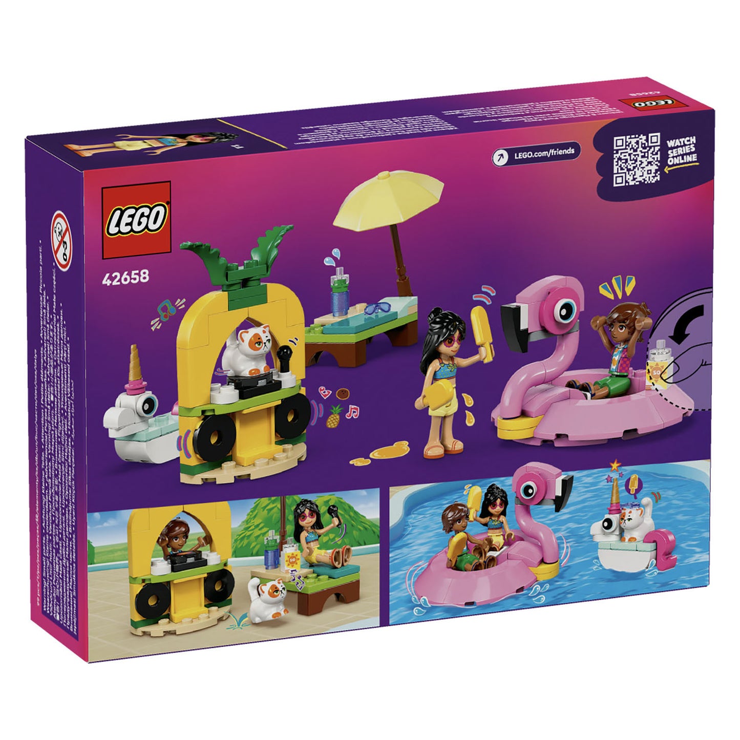 42658 LEGO Friends Unicorn & Flamingo Pool Party