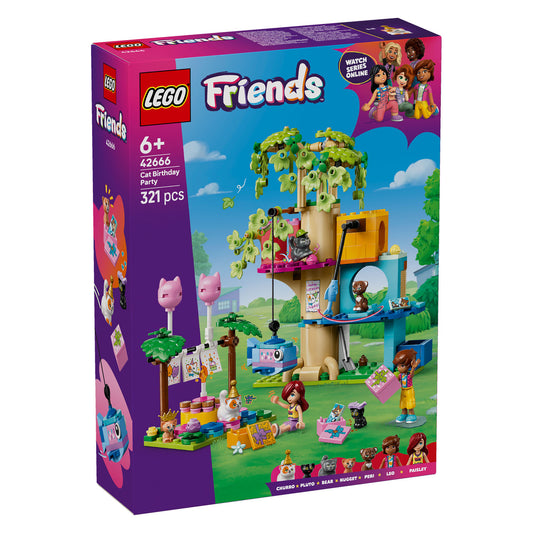 42666 LEGO Friends Cat Birthday Party & Tree House