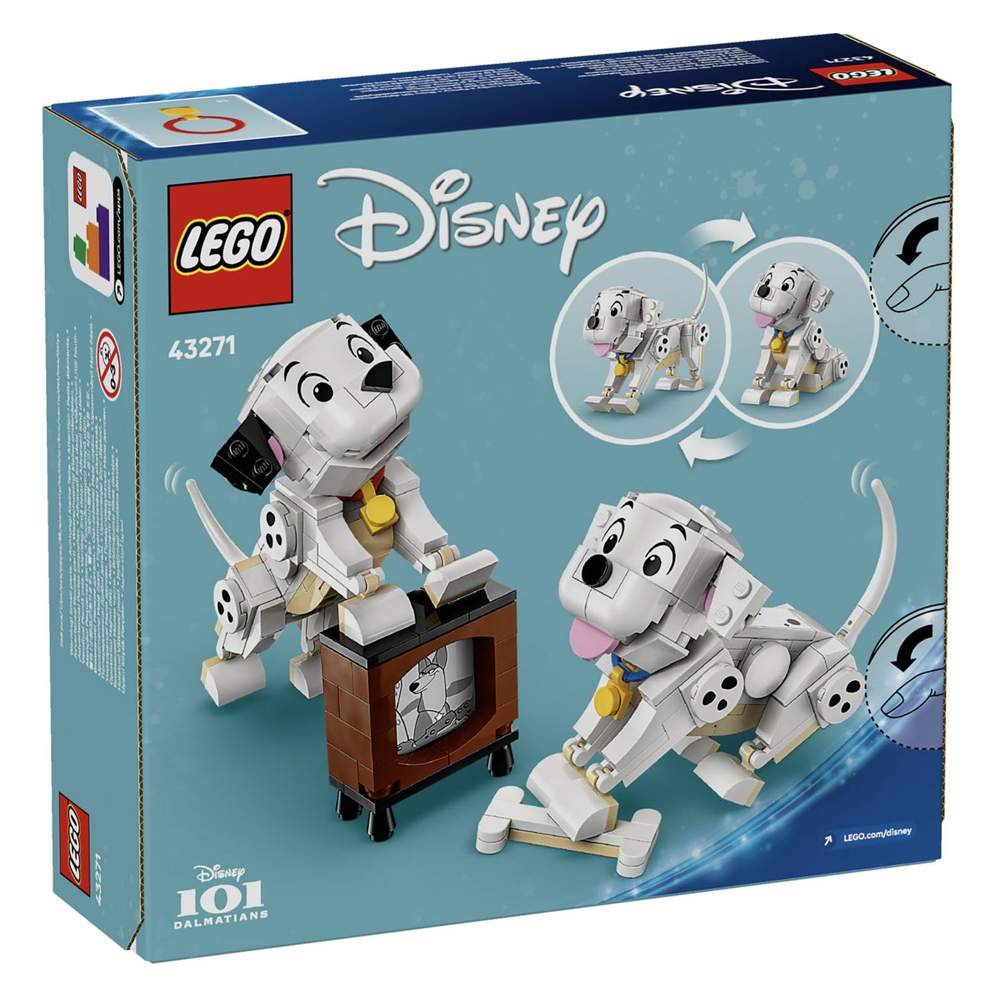 43271 LEGO Disney Lucky & Penny 101 Dalmatians Puppies