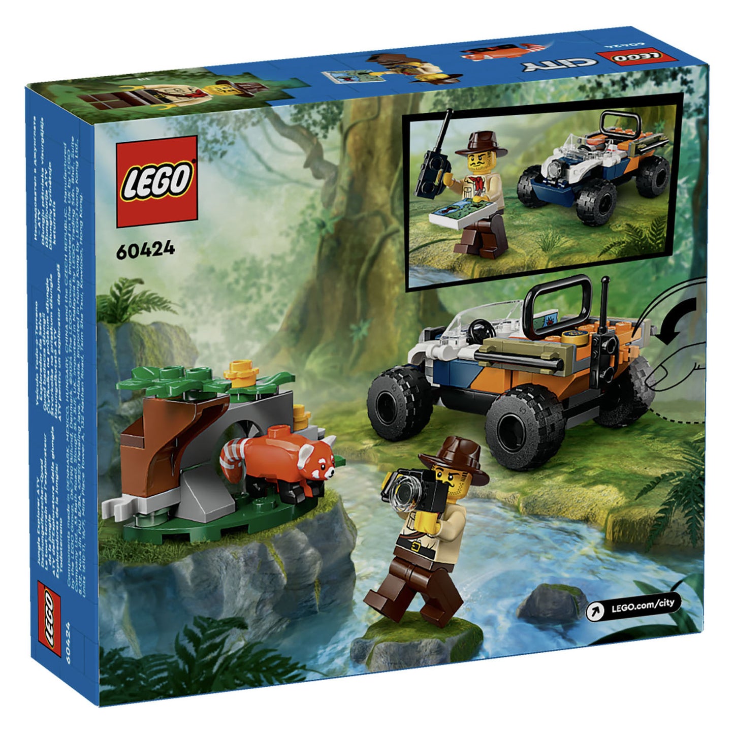 60424 LEGO City Jungle Explorer ATV Red Panda Mission