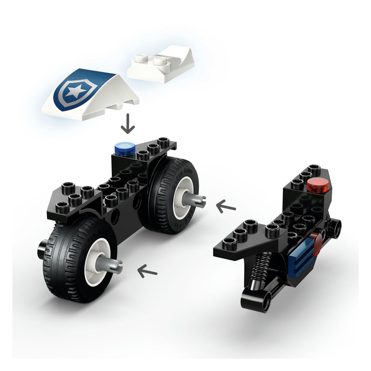 60455 LEGO City Police Motorcycle Chase