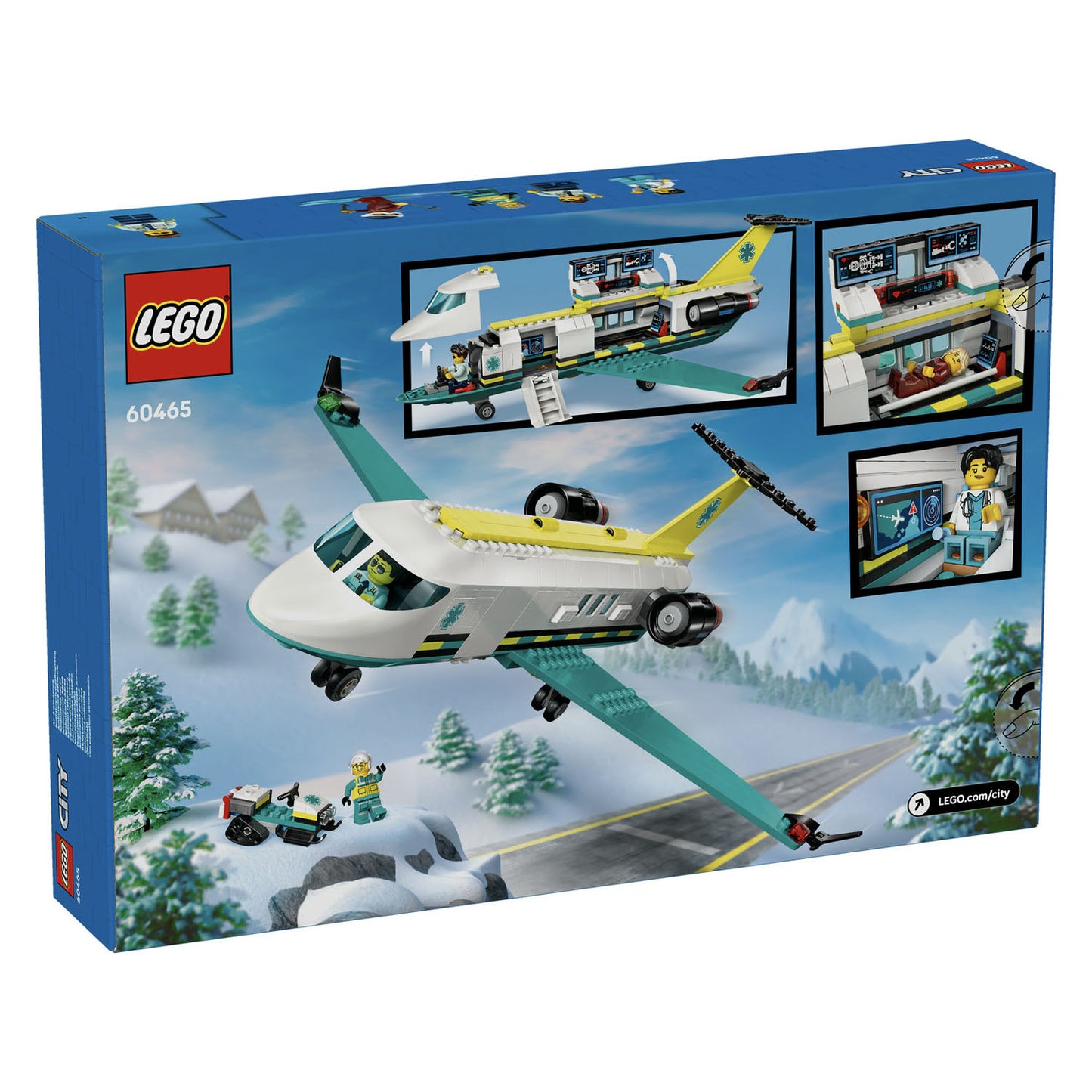 60465 LEGO City Emergency Air Ambulance Airplane
