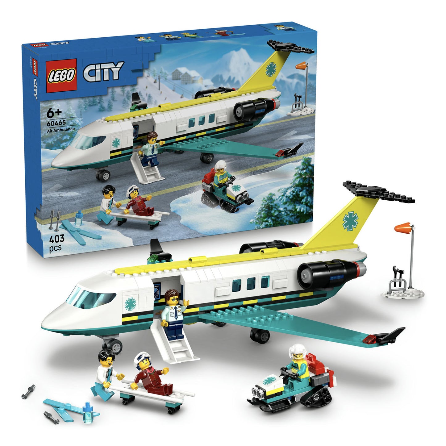60465 LEGO City Emergency Air Ambulance Airplane