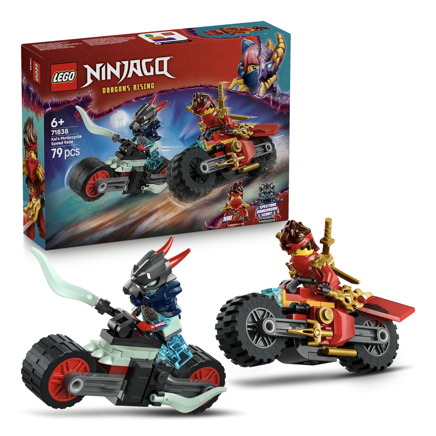 71838 LEGO Ninjago Kai's Motorcycle Speed Race