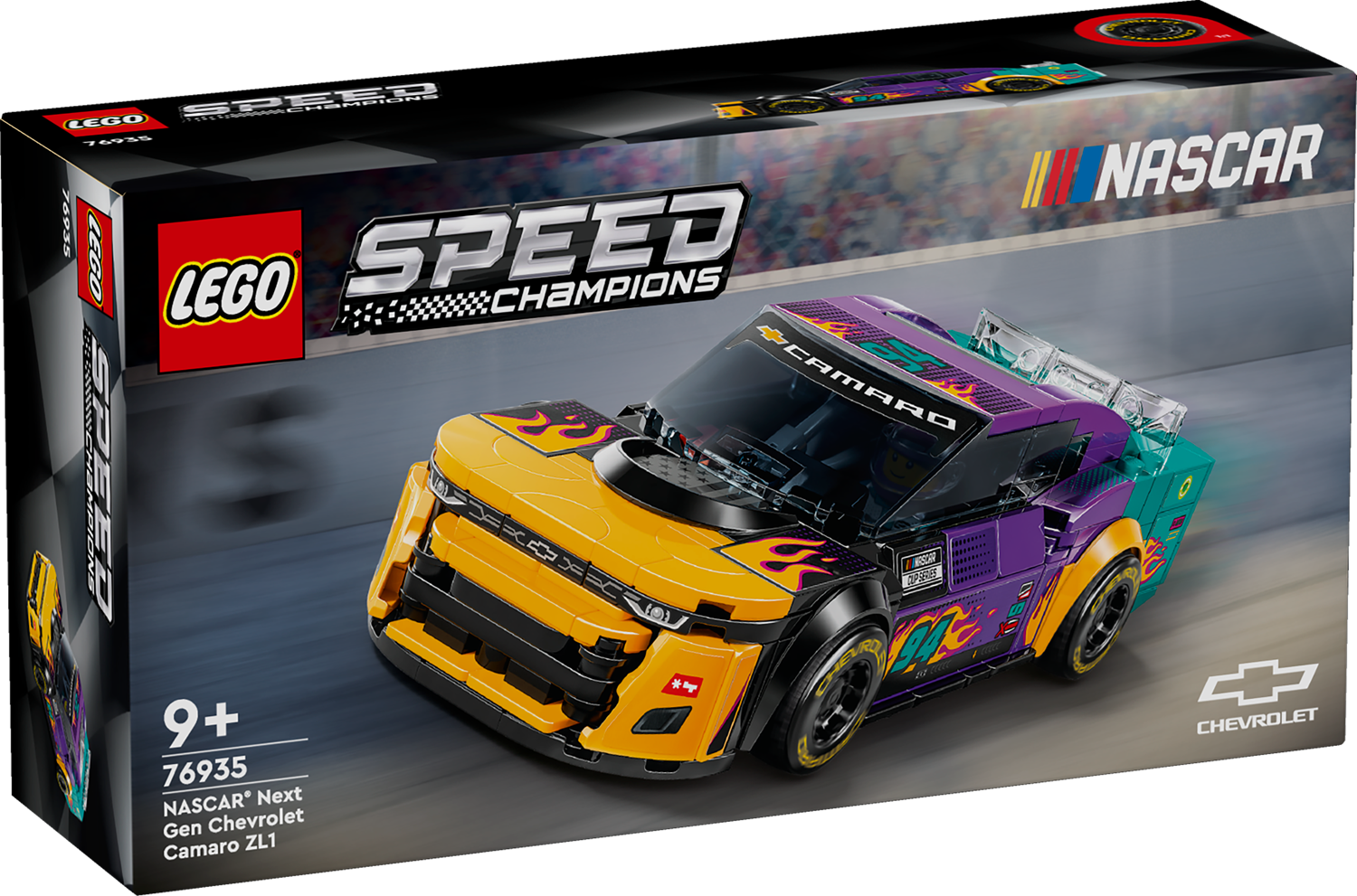 76935 NASCAR Next Gen Chevrolet Camaro ZL1 JTS BRiCKS