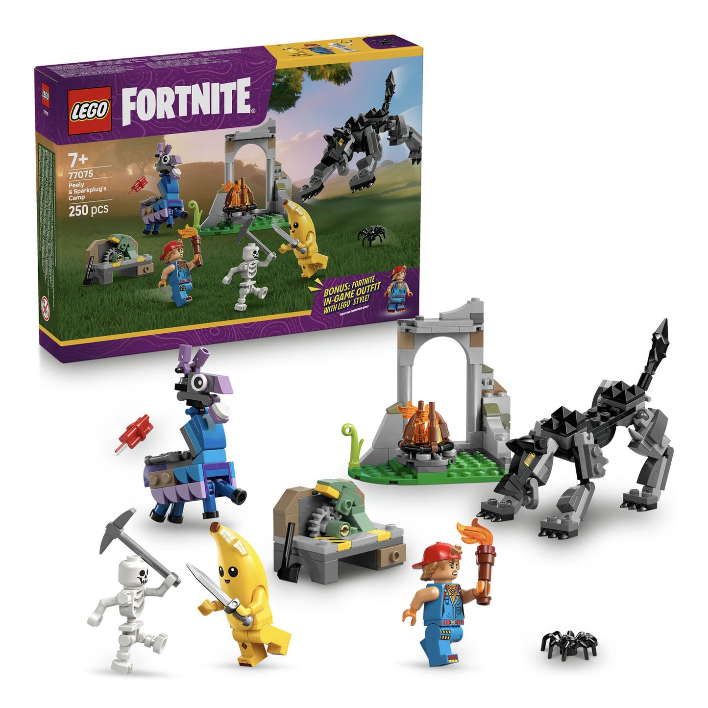 77075 LEGO Fortnite Peely & Sparkplug's Camp