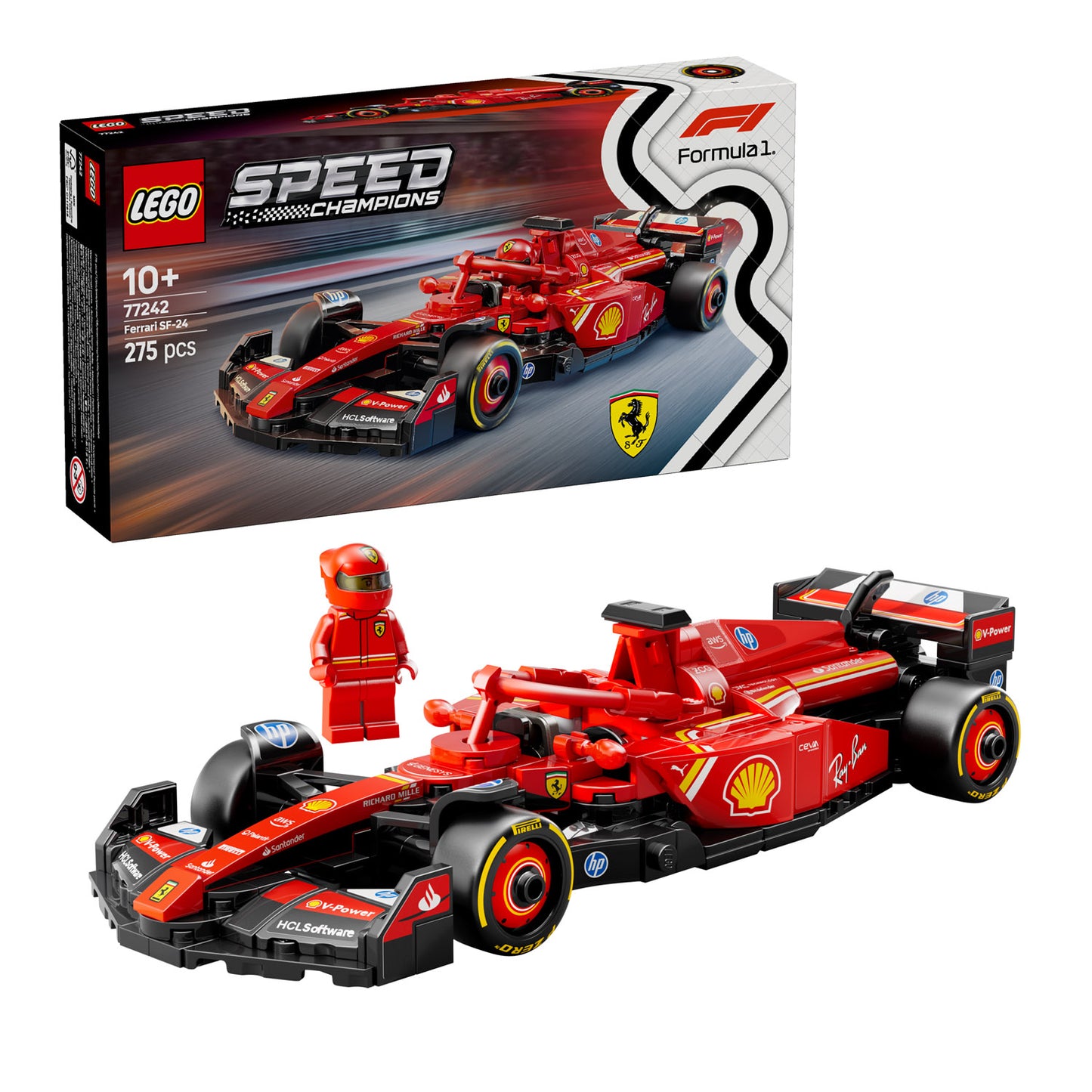 77242 LEGO Speed Champions Ferrari SF-24 F1® Race Car