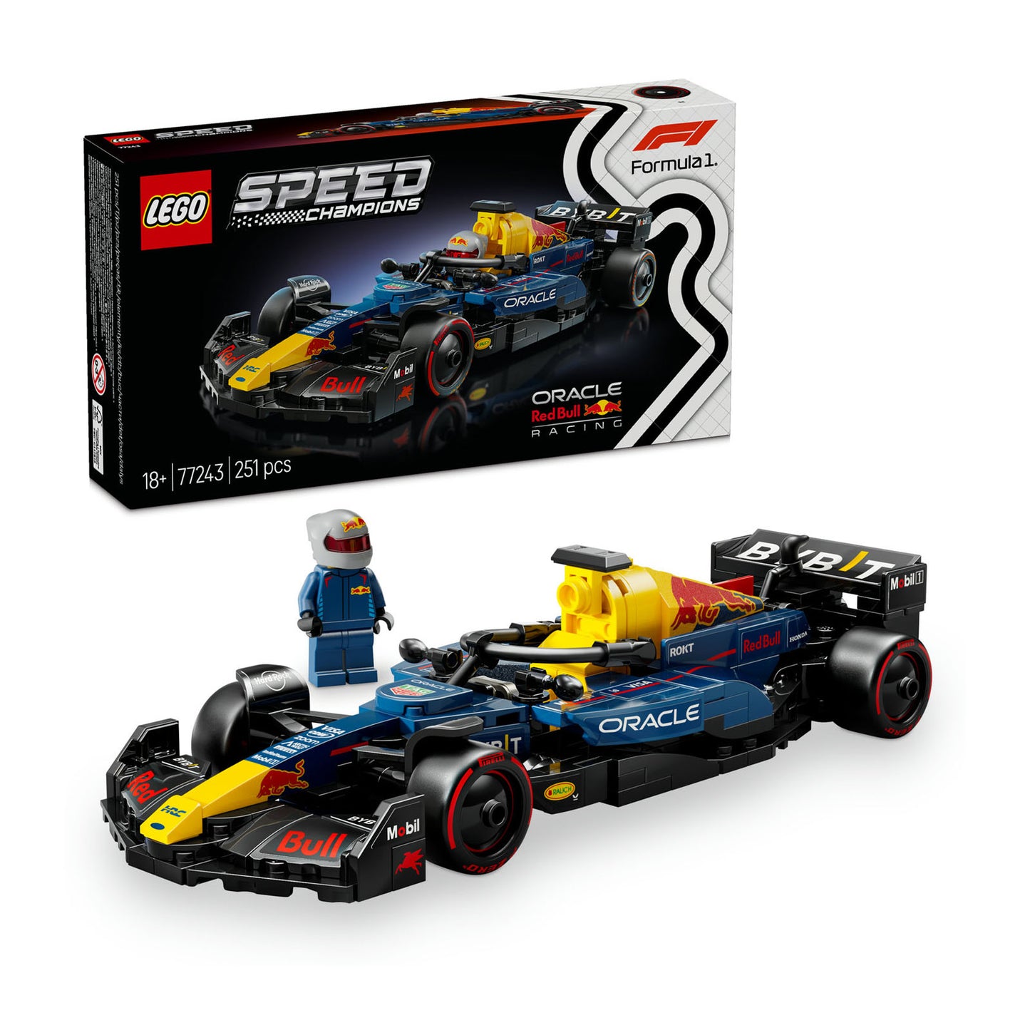 77243 LEGO Speed Champions Oracle Red Bull Racing RB20 F1® Race Car