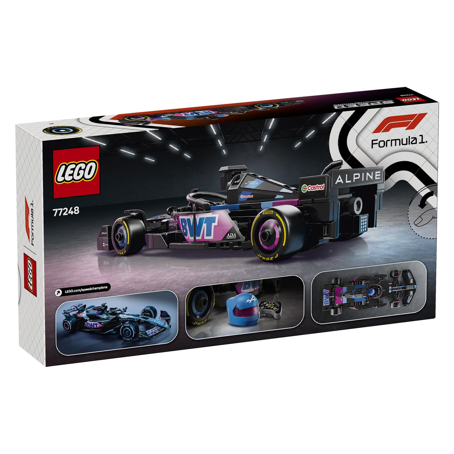 77248 LEGO Speed Champions BWT Alpine F1® Team A524 Race Car