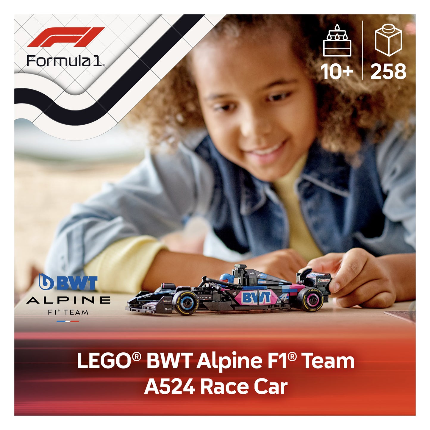 77248 LEGO Speed Champions BWT Alpine F1® Team A524 Race Car