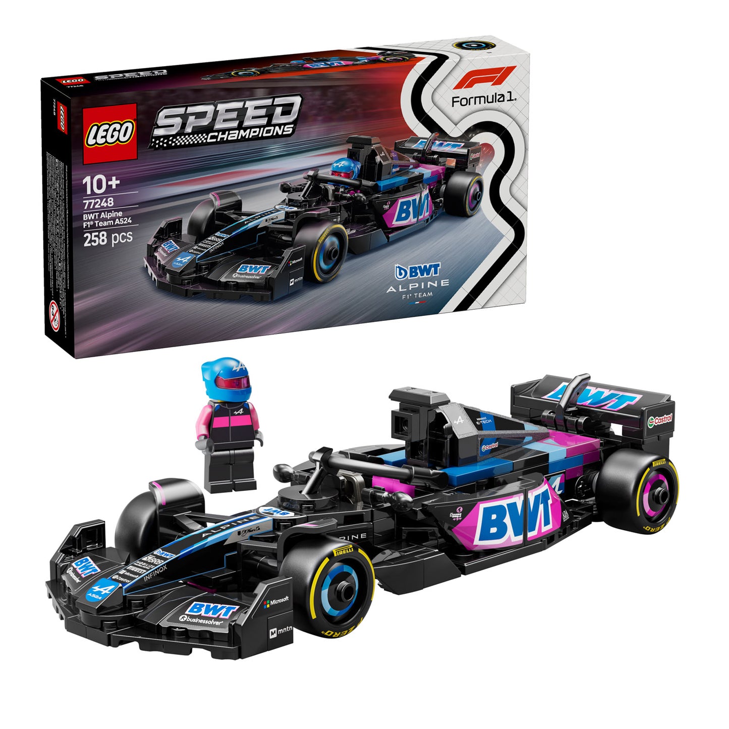 77248 LEGO Speed Champions BWT Alpine F1® Team A524 Race Car