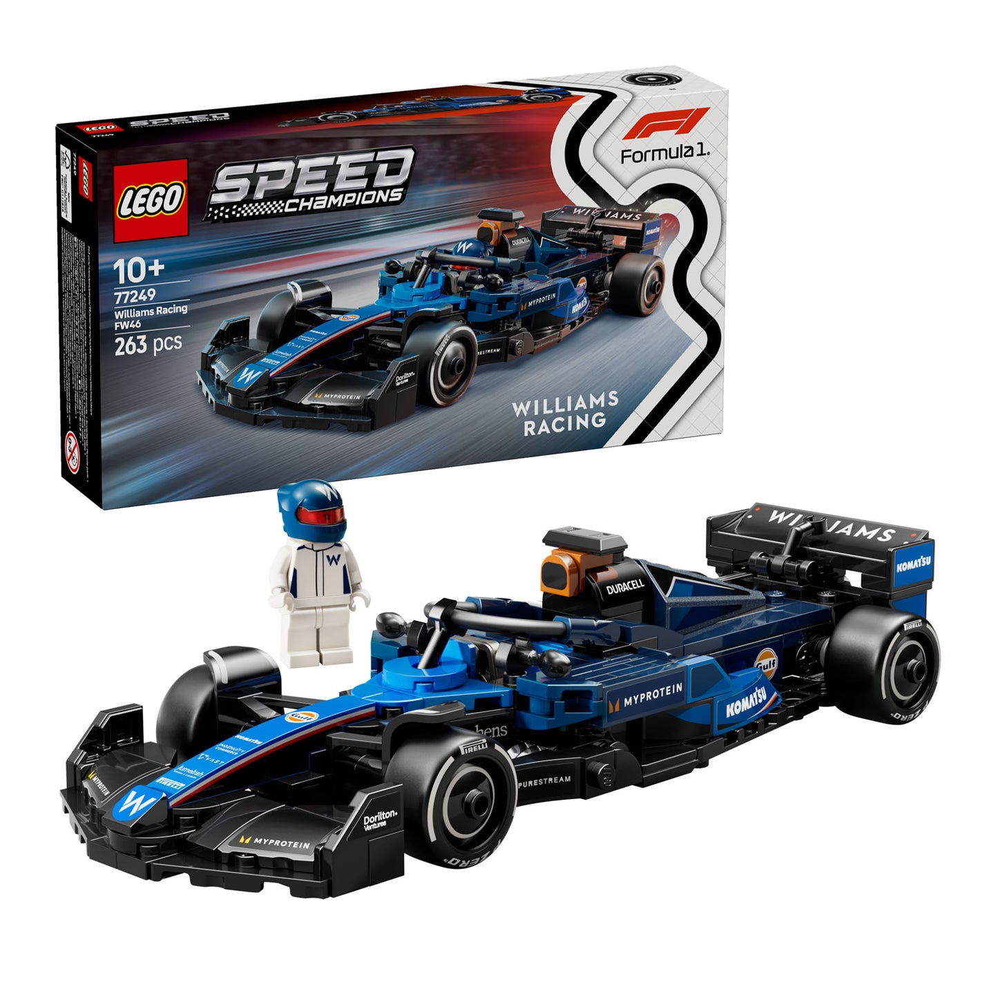 77249 LEGO Speed Champions Williams Racing FW46 F1® Race Car