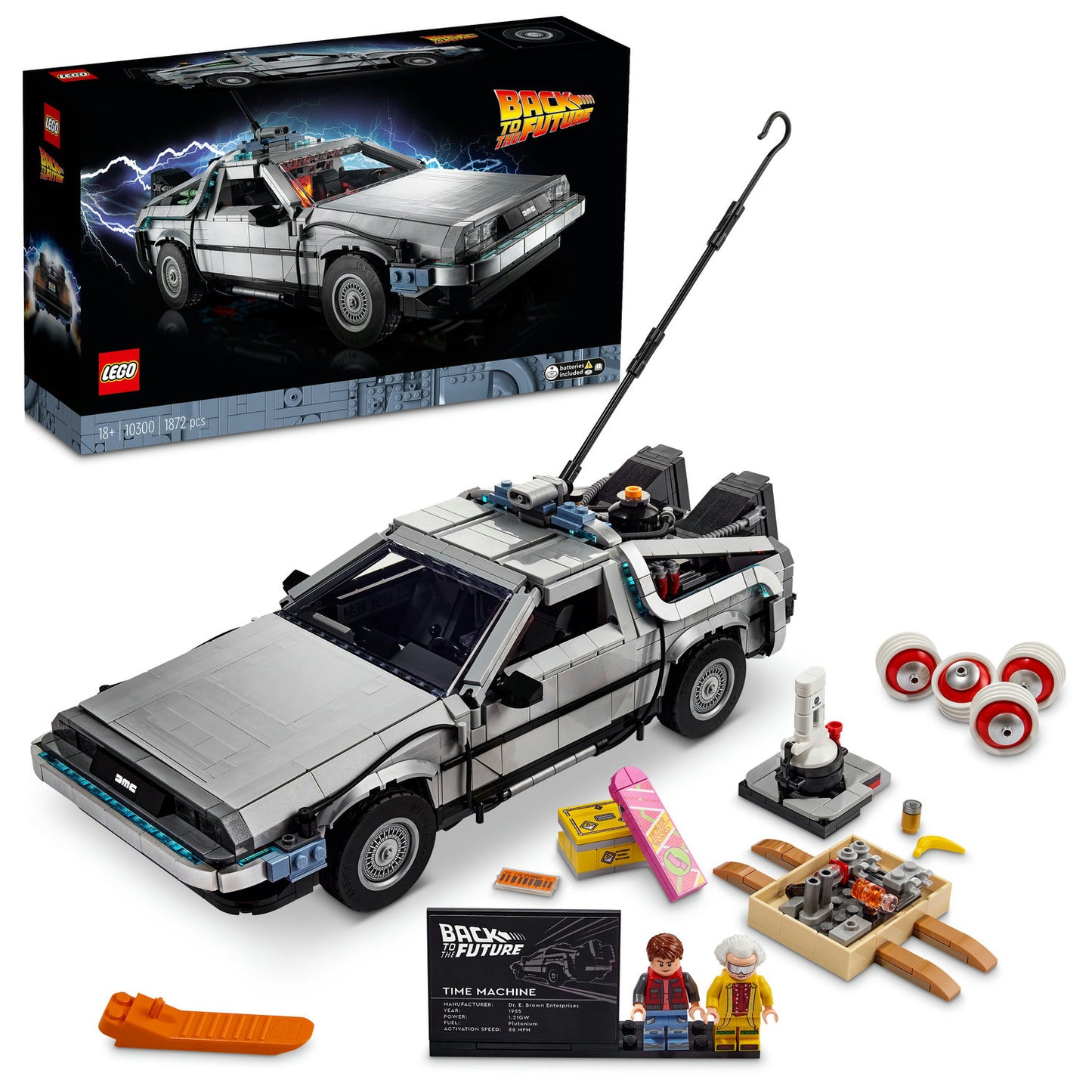 10300 LEGO Icons Back to the Future Time Machine