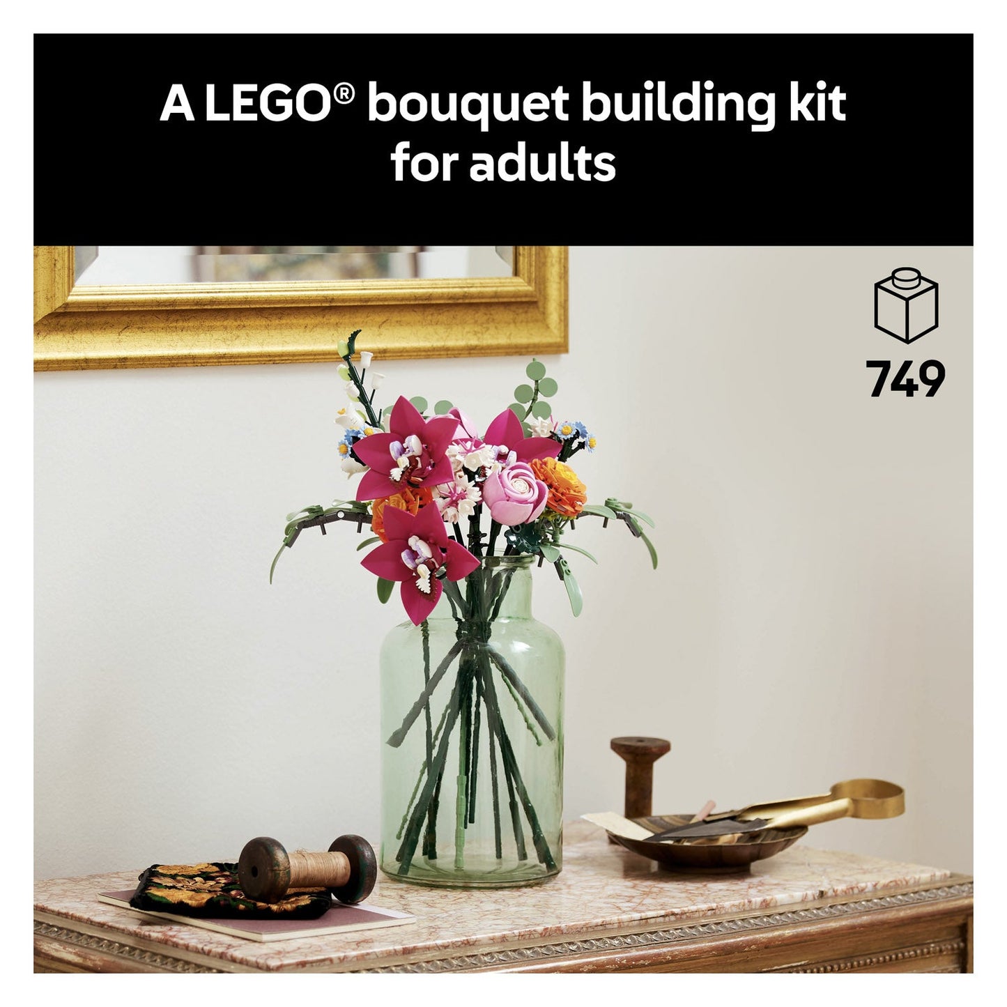 10342 LEGO Botanicals Pretty Pink Flower Bouquet