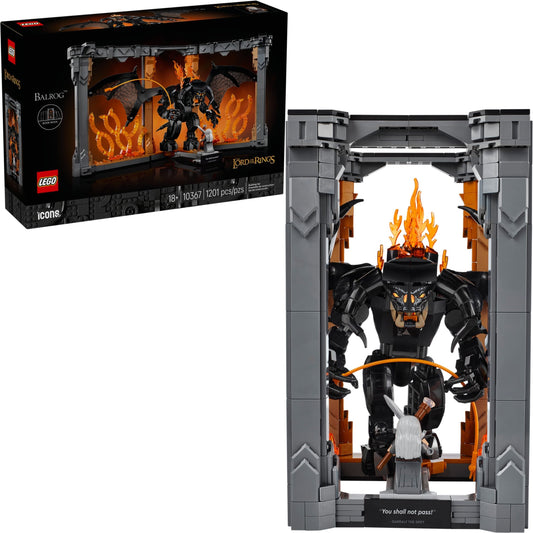 10367 LEGO ICONS The Lord of the Rings: Balrog™ Book Nook