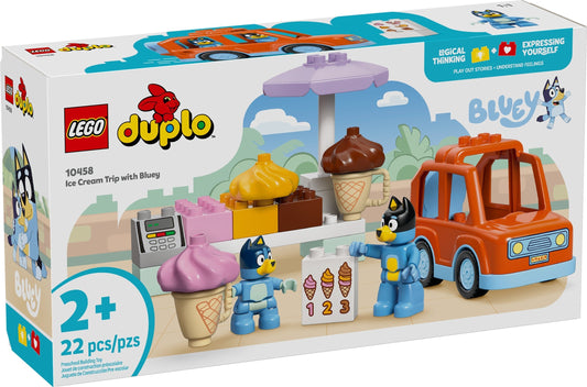 10458 LEGO Duplo Ice Cream Trip with Bluey