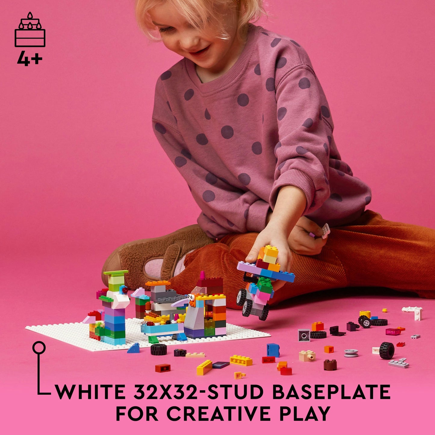 11026 LEGO Classic White Baseplate