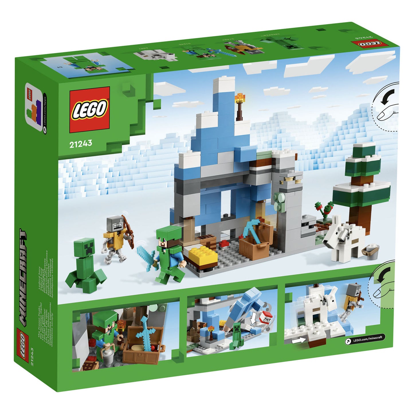 21243 LEGO Minecraft The Frozen Peaks