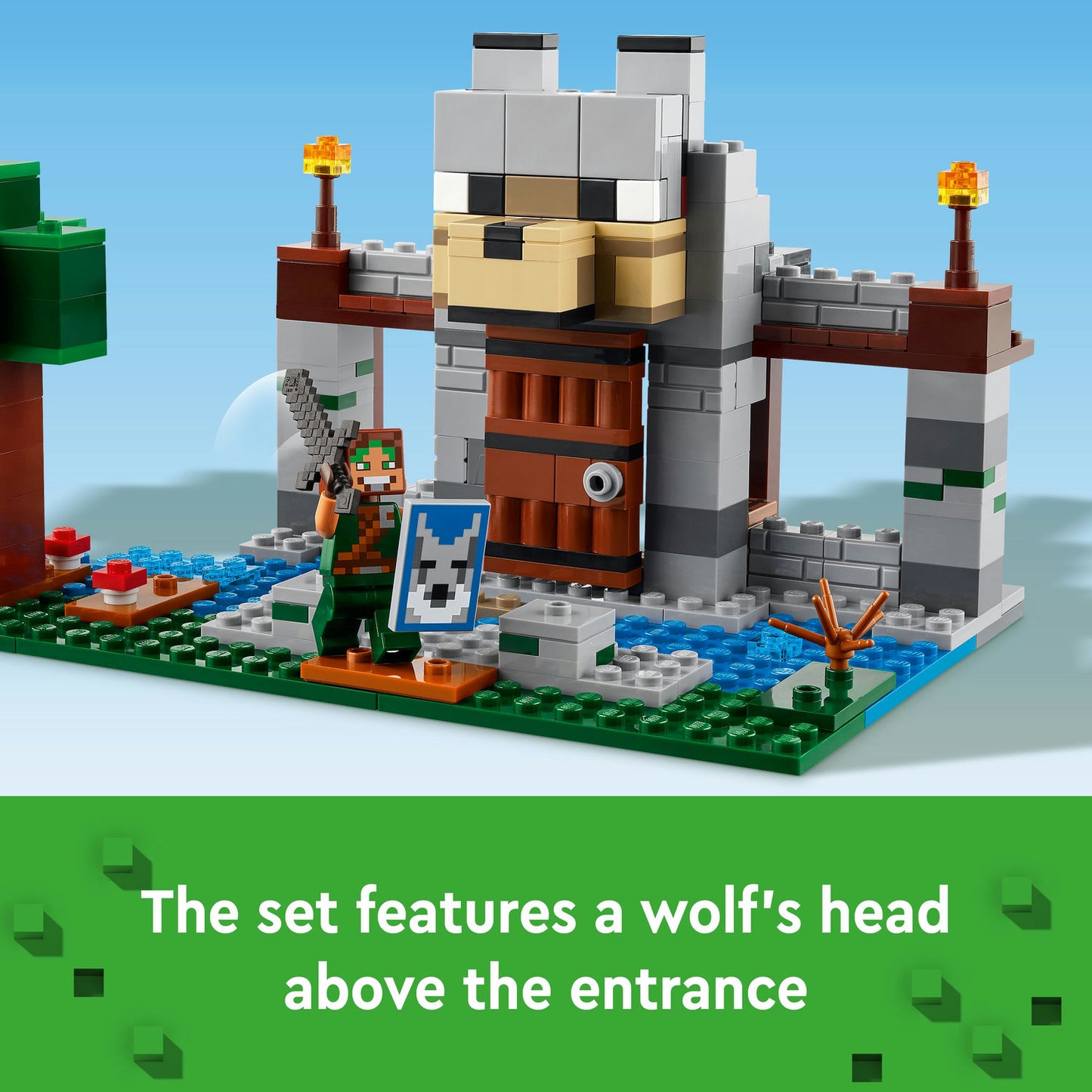 21261 LEGO Minecraft The Wolf Stronghold