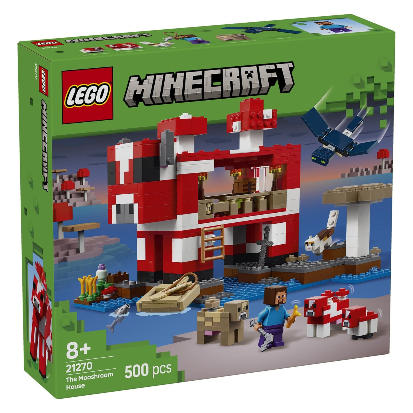 21270 LEGO Minecraft The Mooshroom House