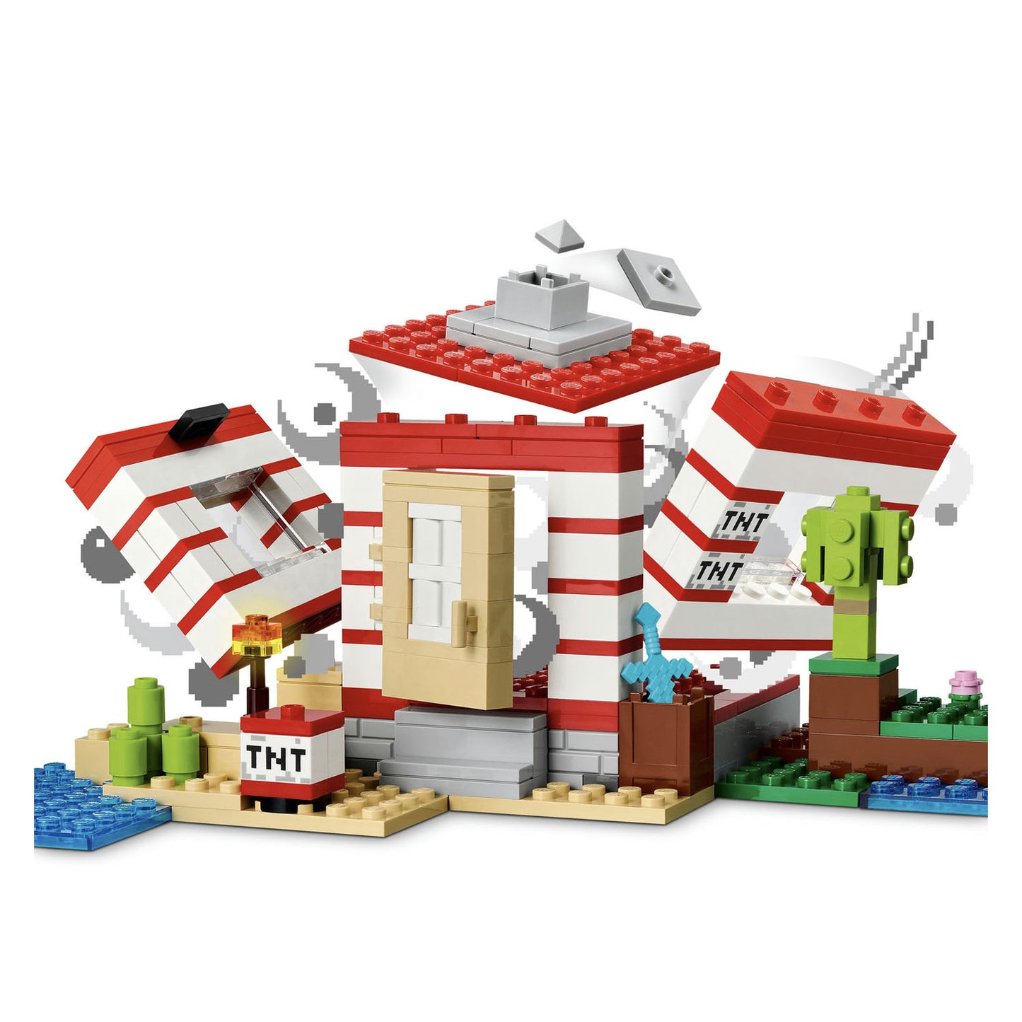 21275 LEGO Minecraft The TNT Jungle House