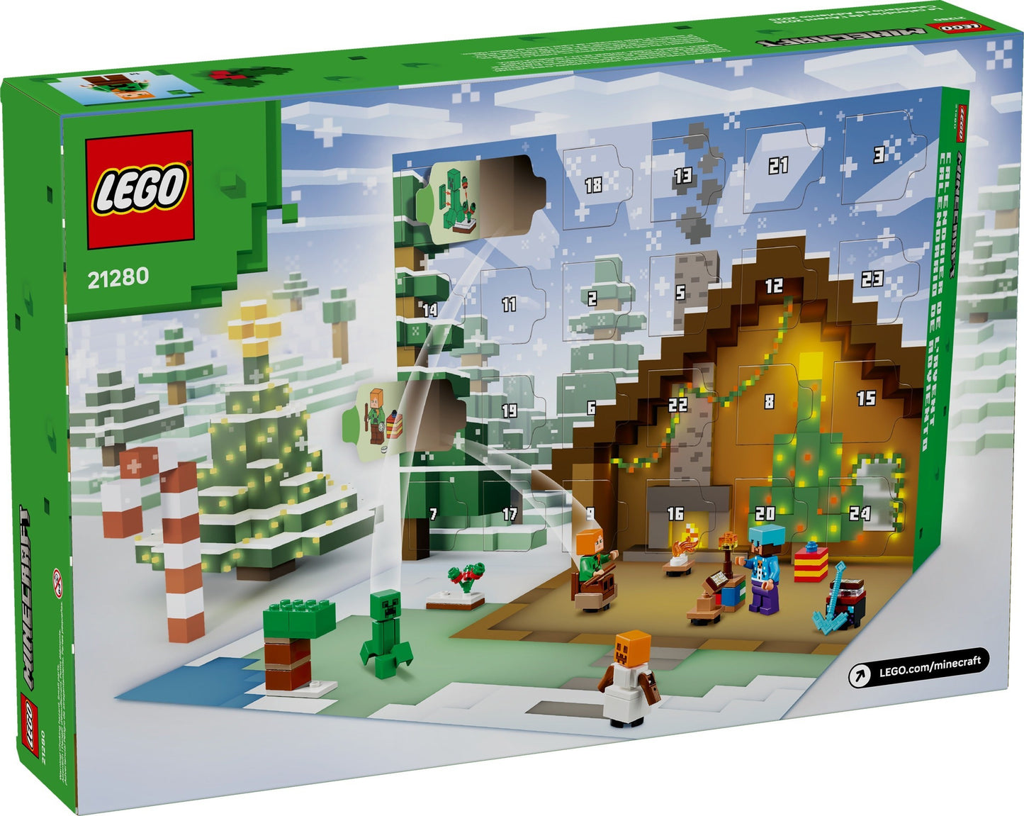 21280 LEGO Minecraft Advent Calendar 2025