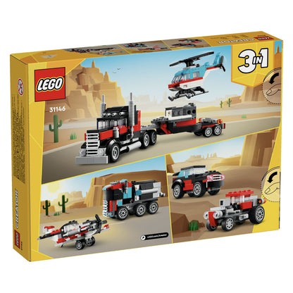 31146 LEGO Creator Flatbed Truck with Helicopter