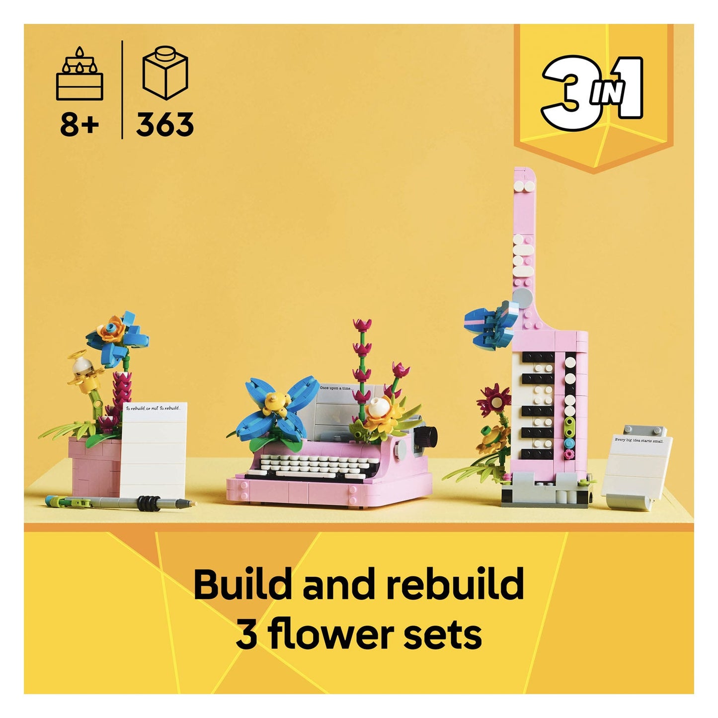 31169 LEGO Creator Typewriter with Flowers