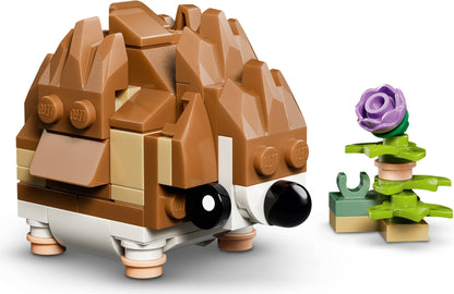 31376 Cute Hamster with a Flower