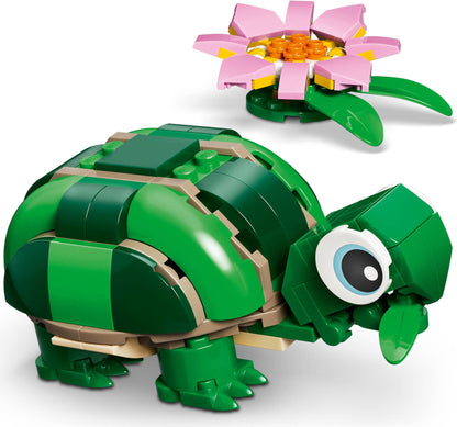 31377 Turtle with a Water Lily