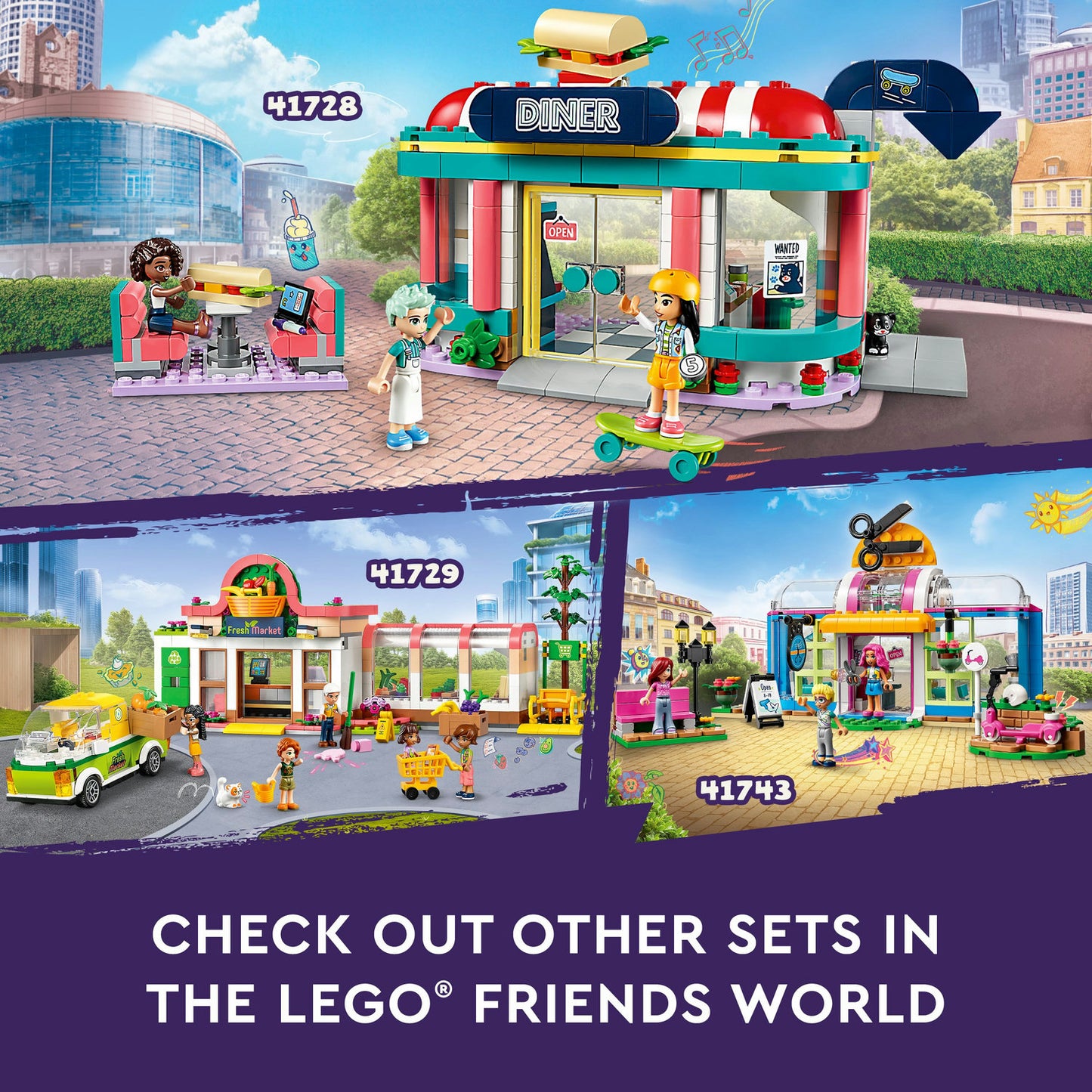 41728 LEGO Friends Heartlake Downtown Diner