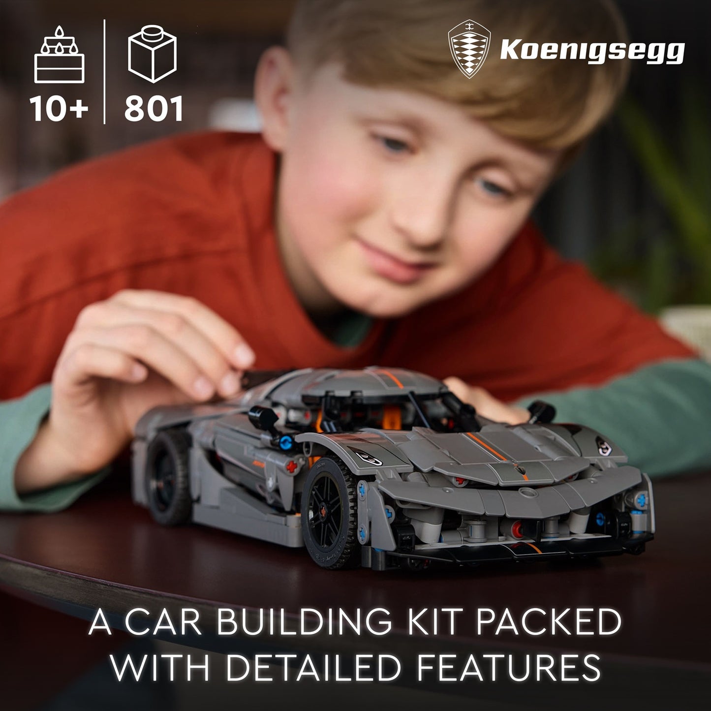 42173 Koenigsegg Jesko Absolut Grey Hypercar