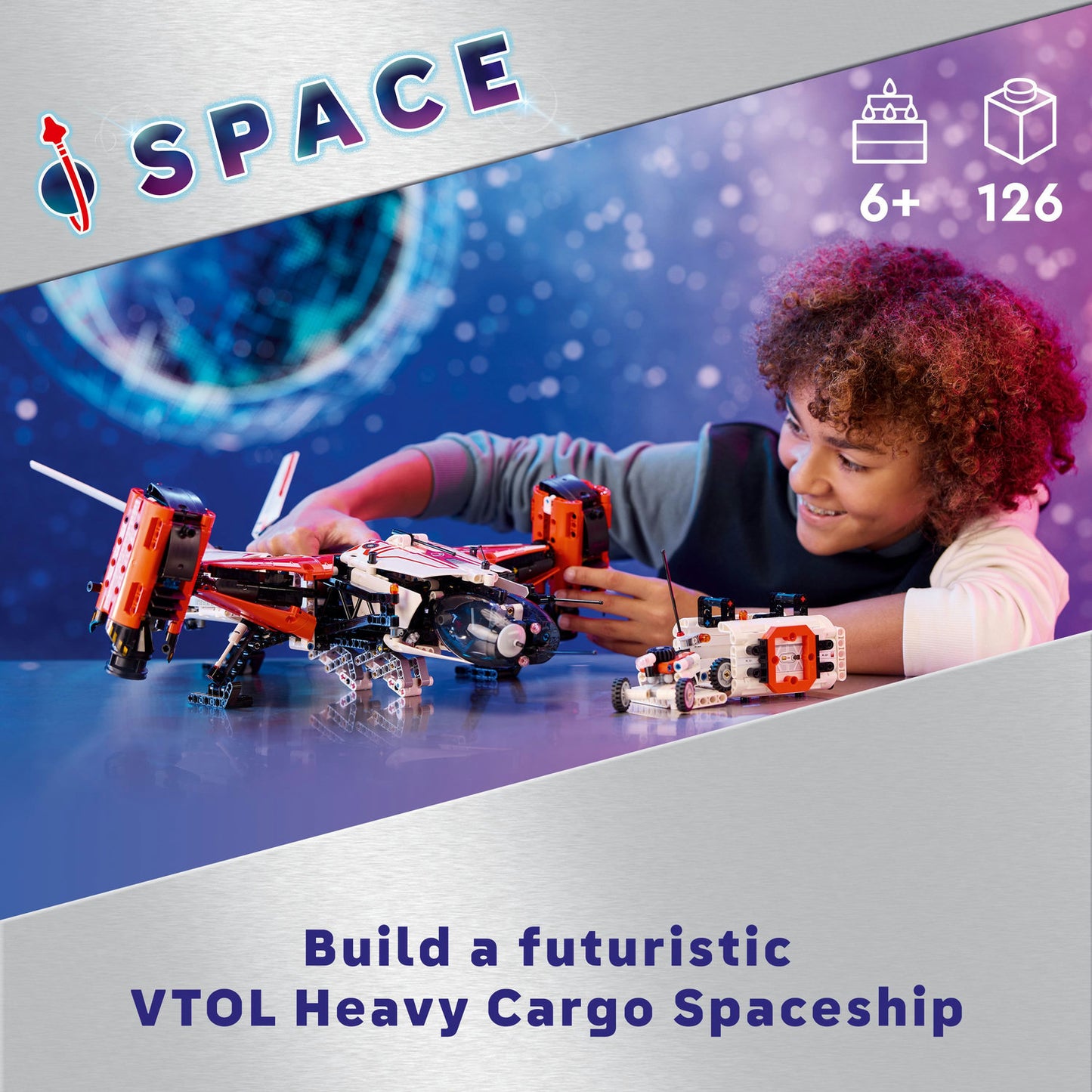 42181 LEGO Technic VTOL Heavy Cargo Spaceship LT81