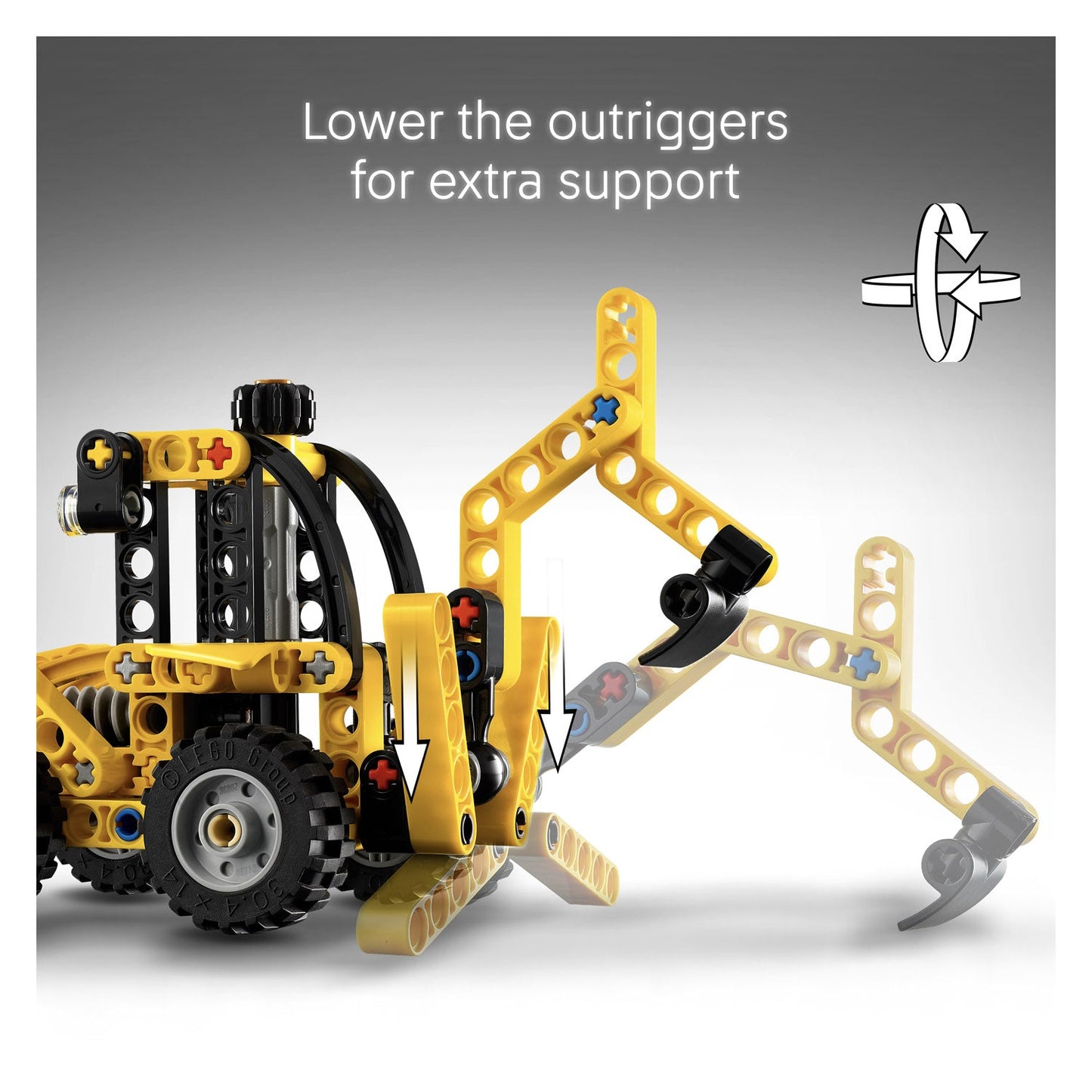 42197 LEGO Technic Backhoe Loader