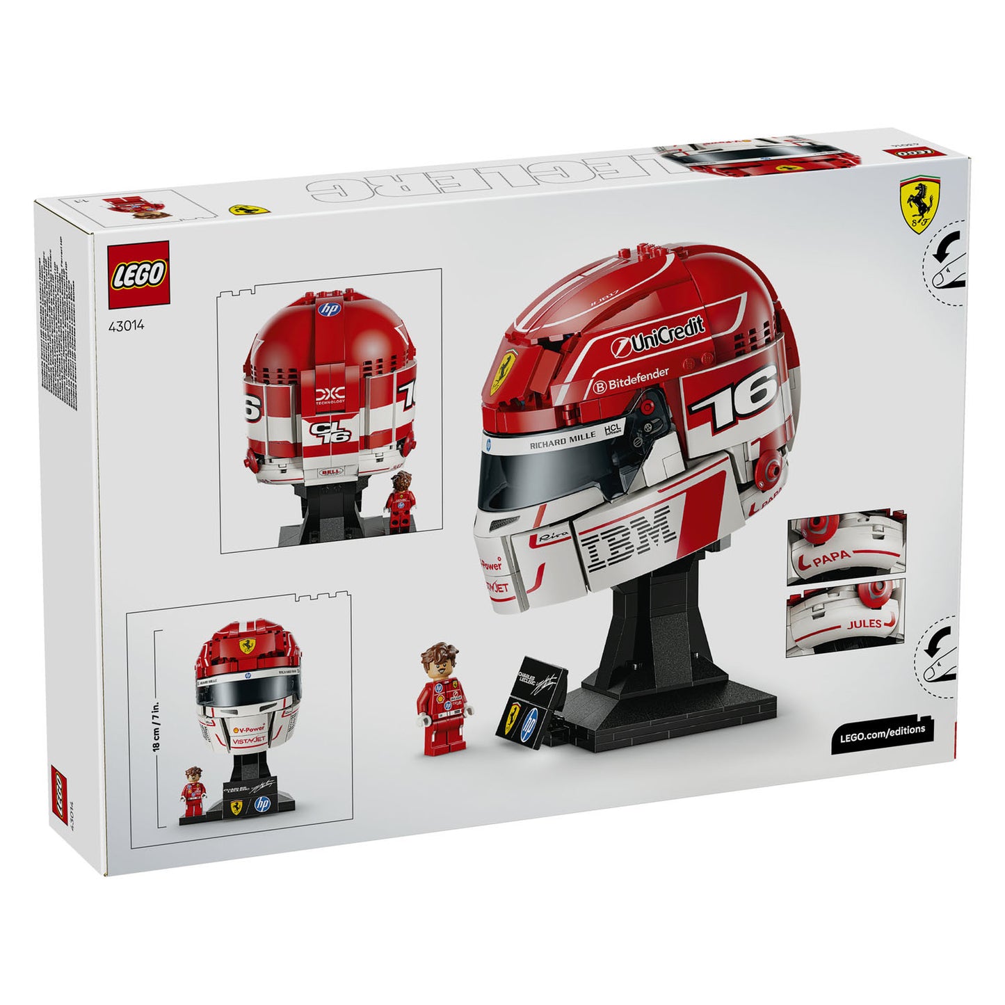 43014 Scuderia Ferrari HP Charles Leclerc Helm