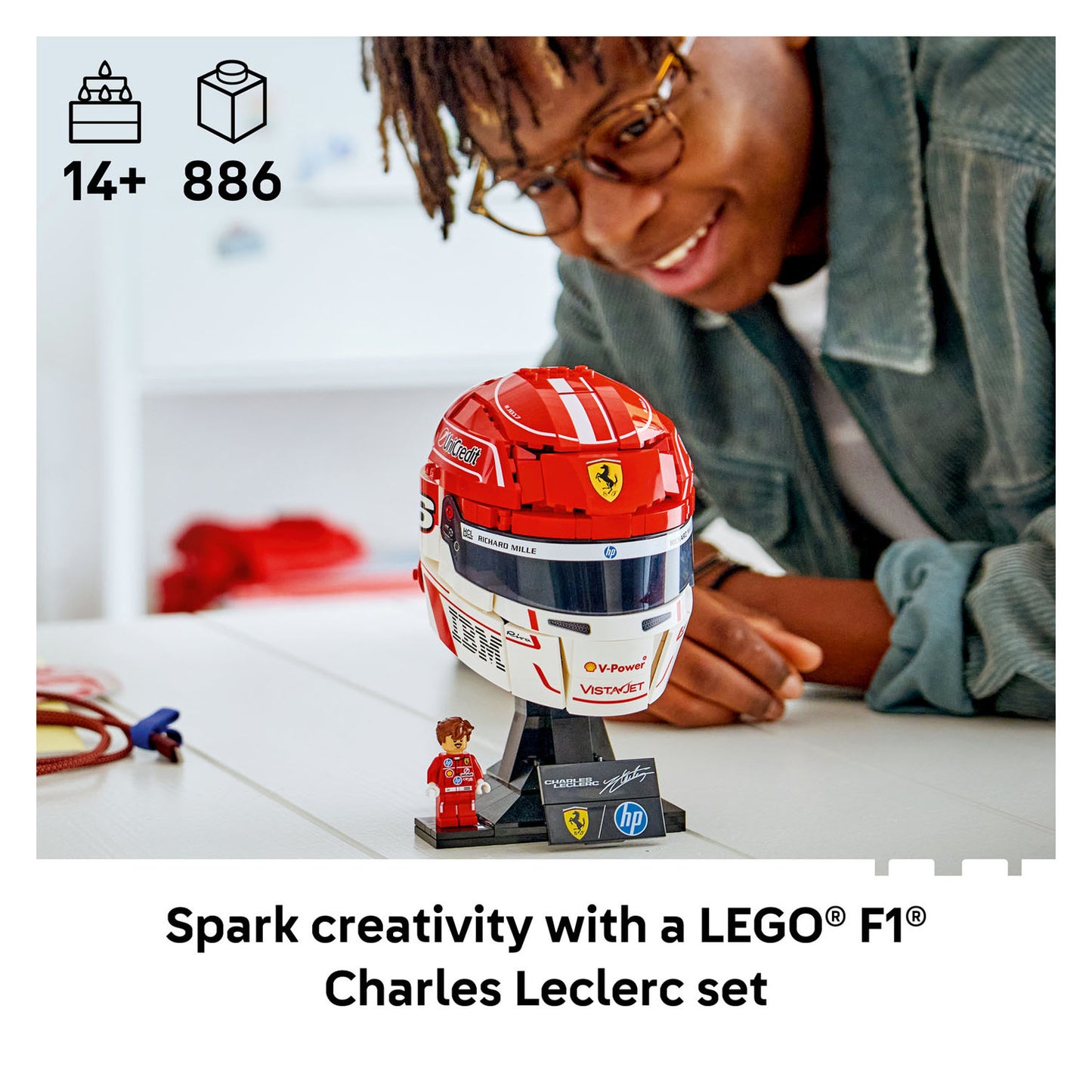 43014 Scuderia Ferrari HP Charles Leclerc Helm