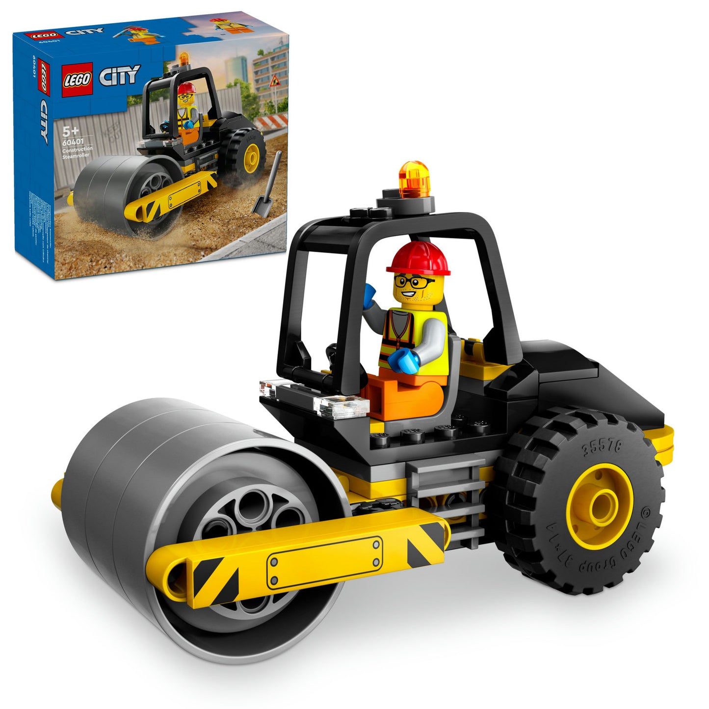 60401 LEGO City Construction Steamroller